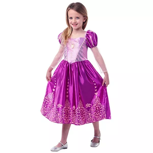 Prințesele Disney: Costum Rapunzel - 128 cm