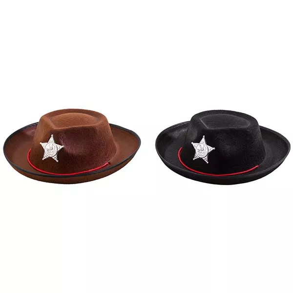 Pălărie șerif - două feluri