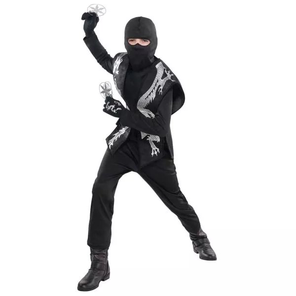 Costum ninja cu accesorii 