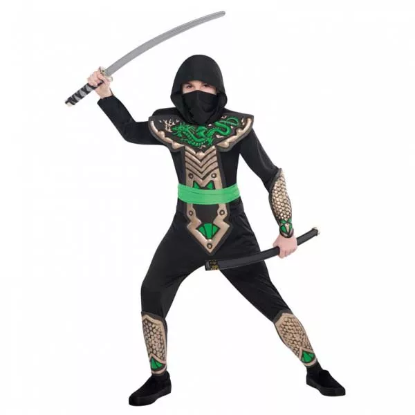 Sárkány Ninja jelmez 8-10 éves - 134 cm