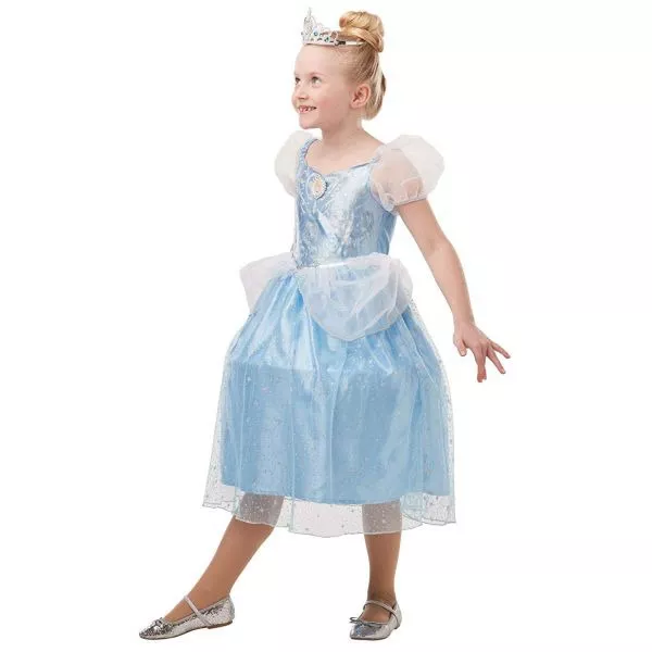 Prințesele Disney: Costum Cenușăreasă - 128 cm