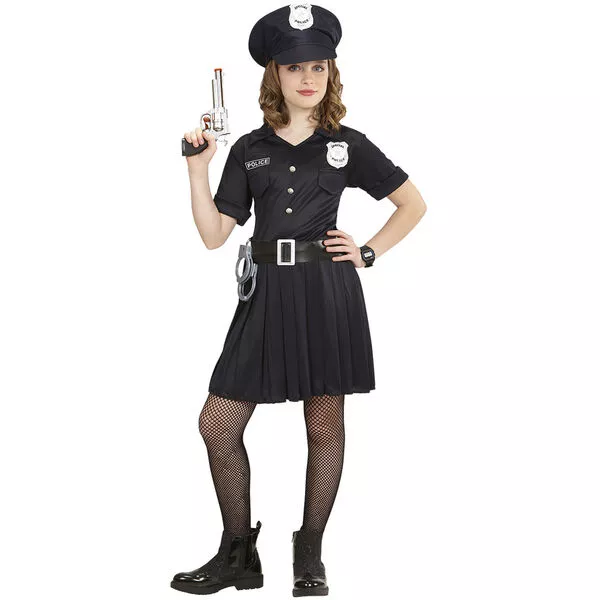 Szoknyás rendőrnő jelmez - 128 cm