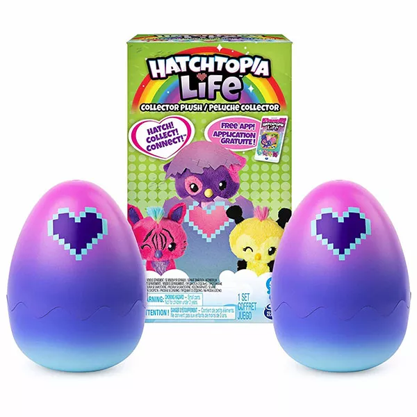Hatchimals: Hatchtopia Life meglepetés plüssfigura, 2 db-os