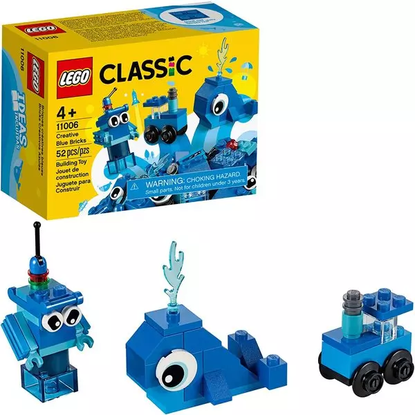 LEGO Classic: Cărămizi creative albastre 11006