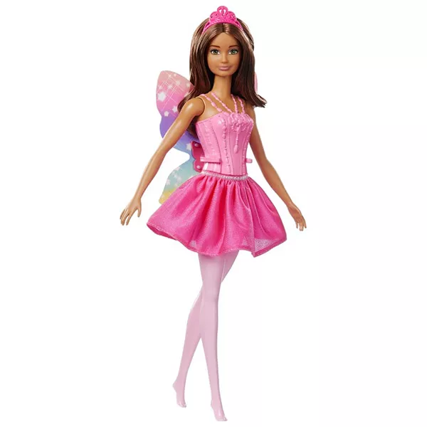 Barbie: Barna hajú tündér baba - CSOMAGOLÁSSÉRÜLT