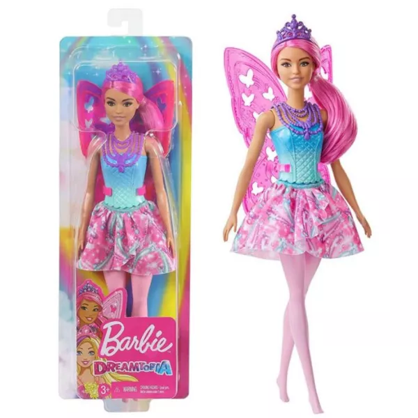 Barbie Dreamtopia: Tündérhercegnő pink színű hajjal