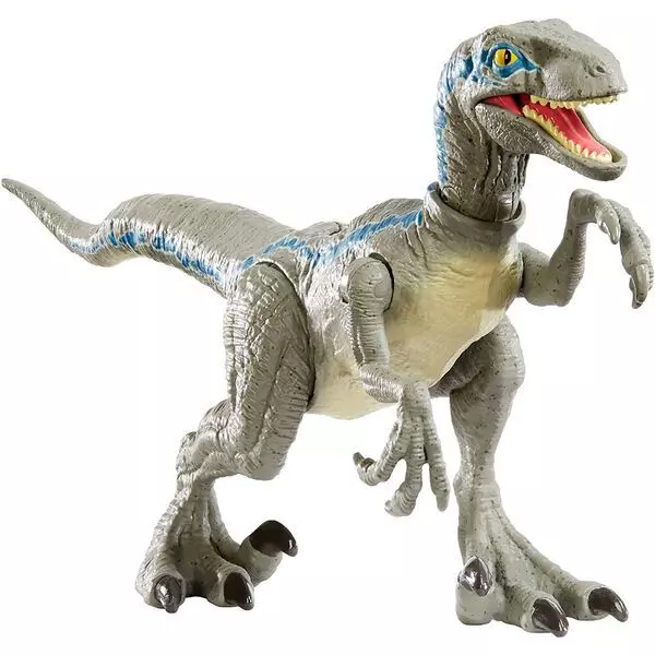 Jurassic World: Dino Rivals - Figurină Velociraptor albastru