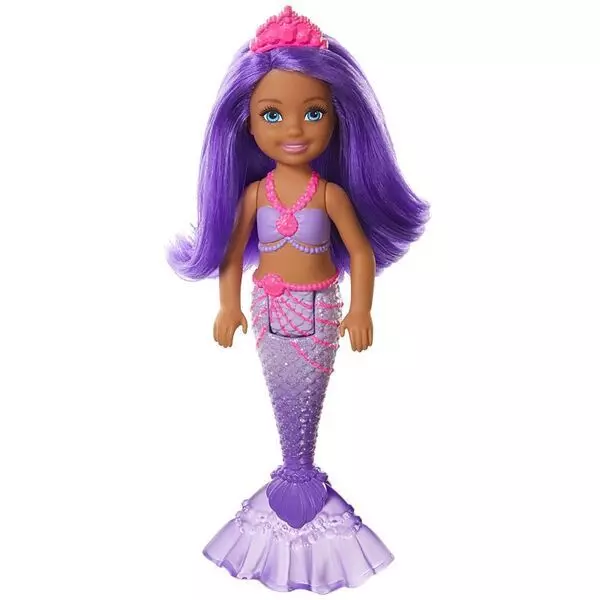 Barbie Dreamtopia Chelsea: Lila hableány hercegnő