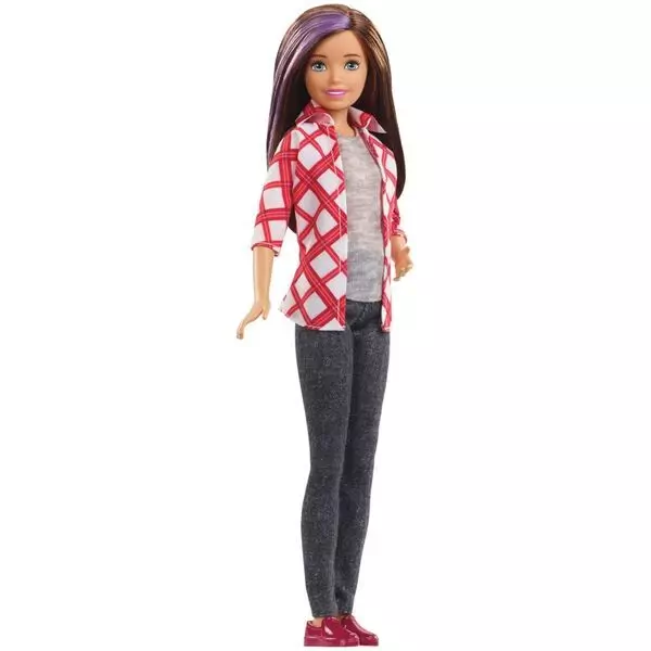 Barbie: Păpușă Skipper în cămașă cu carouri