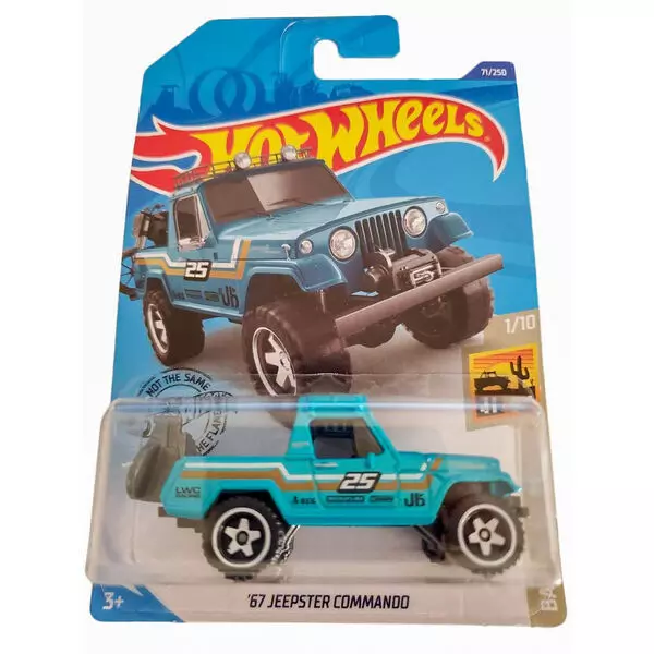 Hot Wheels Baja Blazers: 67 Jeepster Commando kisautó 