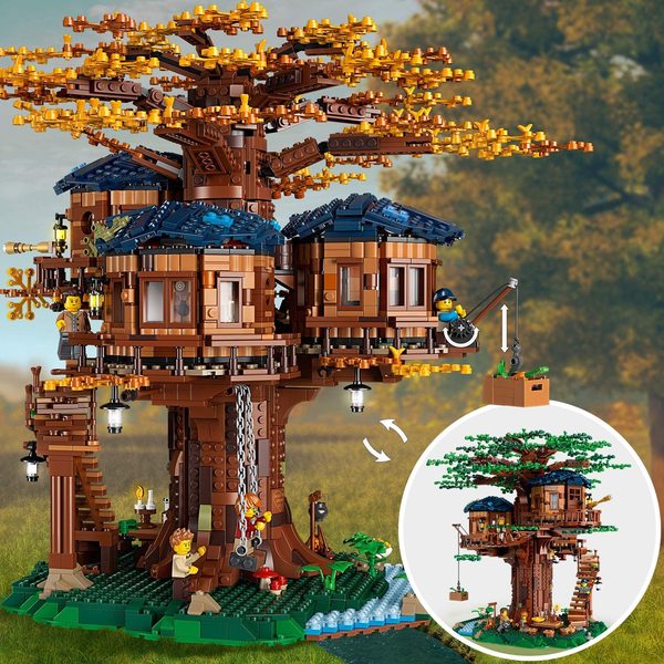 Necessities at least Scholar LEGO Ideas: Casa din copac 21318 - Tulli.ro