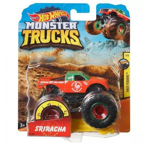 Hot Wheels Monster Trucks: Sriracha kisautó