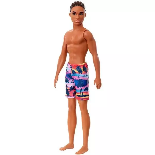 Barbie strandfiúk: fonott hajú Ken