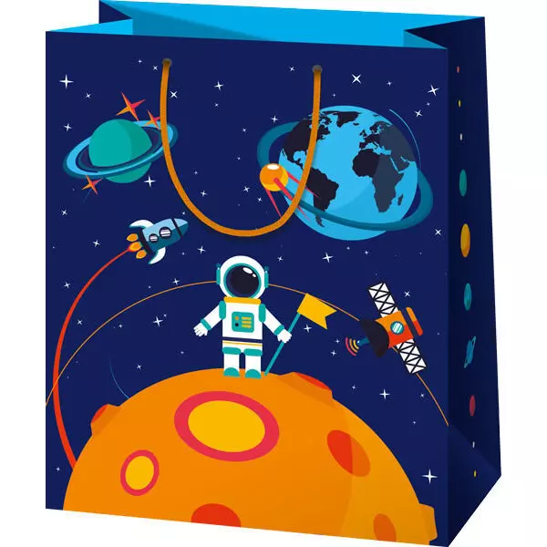 Model Astronaut: pungă cadou înalt - 26 x 13 x 33 cm