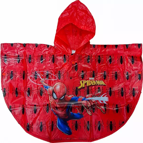 Spider-Man: poncho de ploaie - 116 cm, în două culori