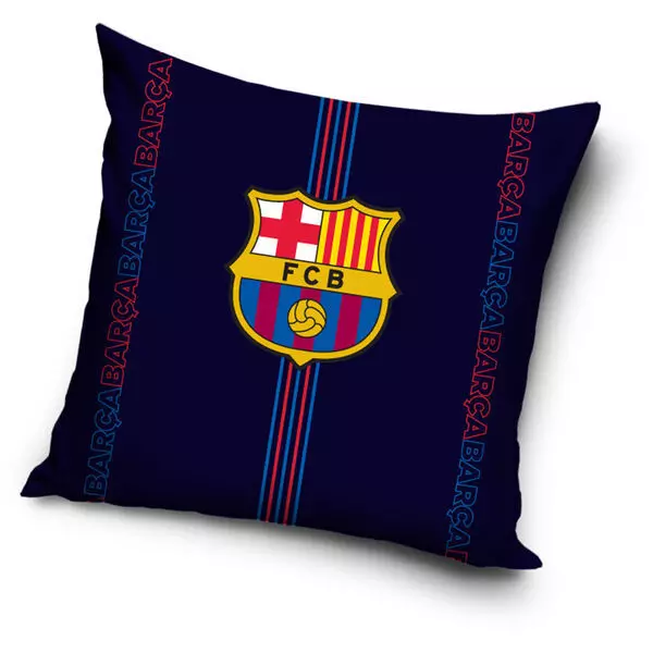 FC Barcelona: husă de pernă 40x40 cm - albastru