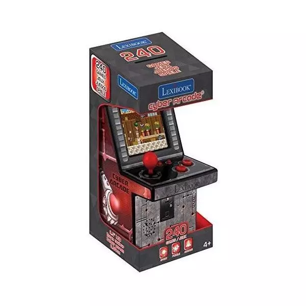 Lexibook: Cyber Arcade játékkonzol 240 játékkal