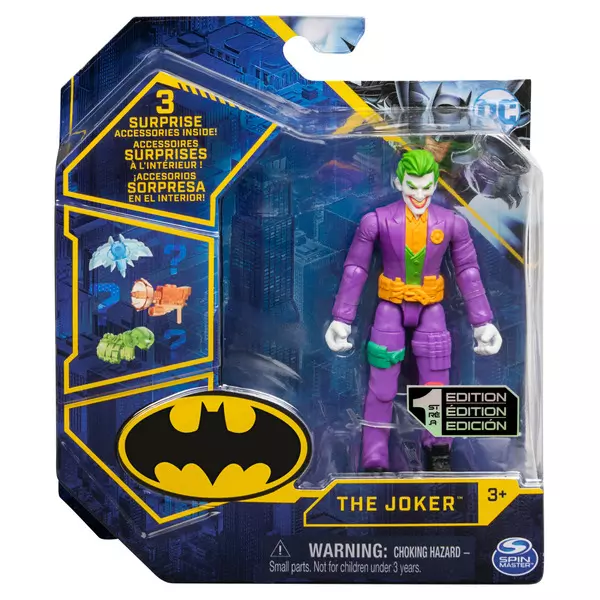 DC Batman: Joker akciófigura, kiegészítővel - 10 cm