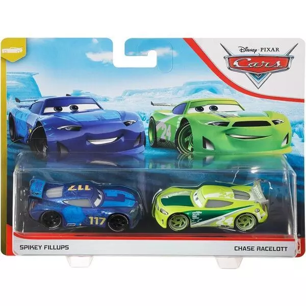 Cars 3: Set mașinuțe Spikey Fillups și Chase Racelott