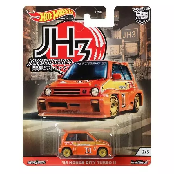 Hot Wheels Japan Historics 3: Mașinuța 85 Honda City Turbo II