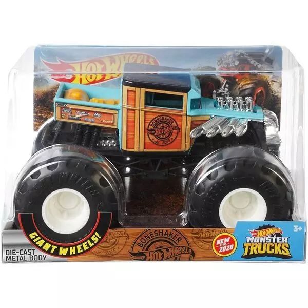 Hot Wheels Monster Trucks: Hot Wheels Boneshaker óriás kerekű autó