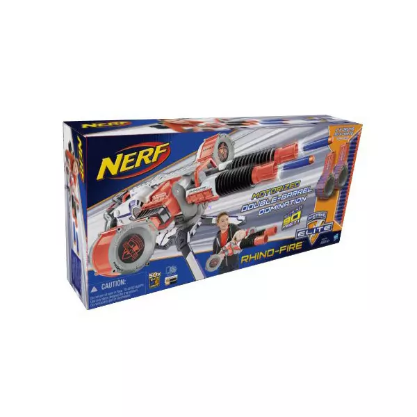 NERF N-Strike Elite: Rhino-Fire óriás szivacslövő fegyver - CSOMAGOLÁSSÉRÜLT