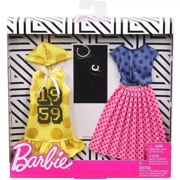 Barbie divat: retro nyári öltözék kiegészítőkkel