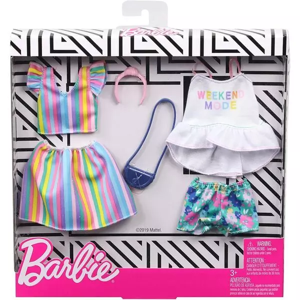 Barbie divat: Weekend mode nyári öltözék kiegészítőkkel