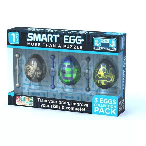 Smart Egg: 3 darabos okostojás szett