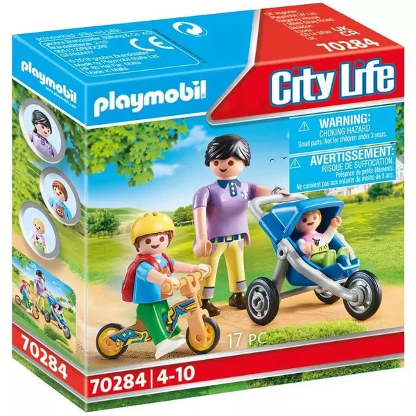 Playmobil City Life: Mama cu copii 70284