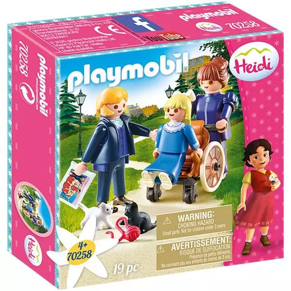 Playmobil Heidi: Clara apukájával és Rottenmeier kisasszonnyal 70258