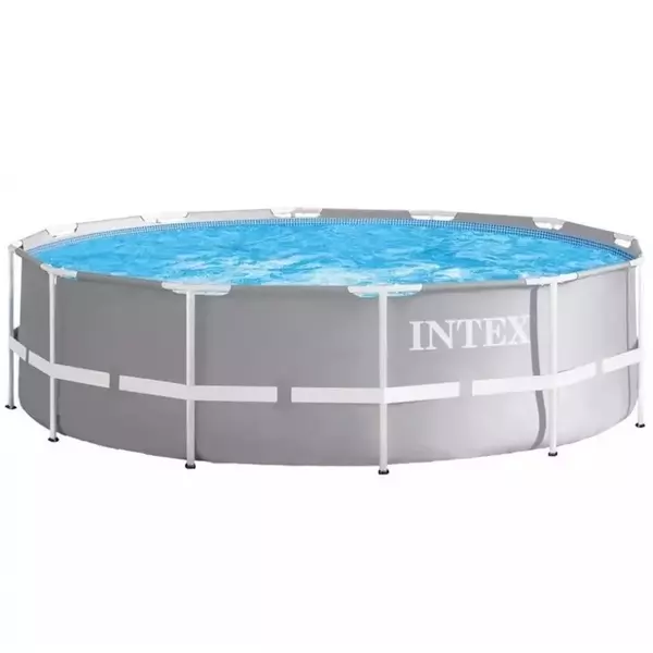 Intex: Kit de piscina premium con estructura de metal - 366 x 99 cm
