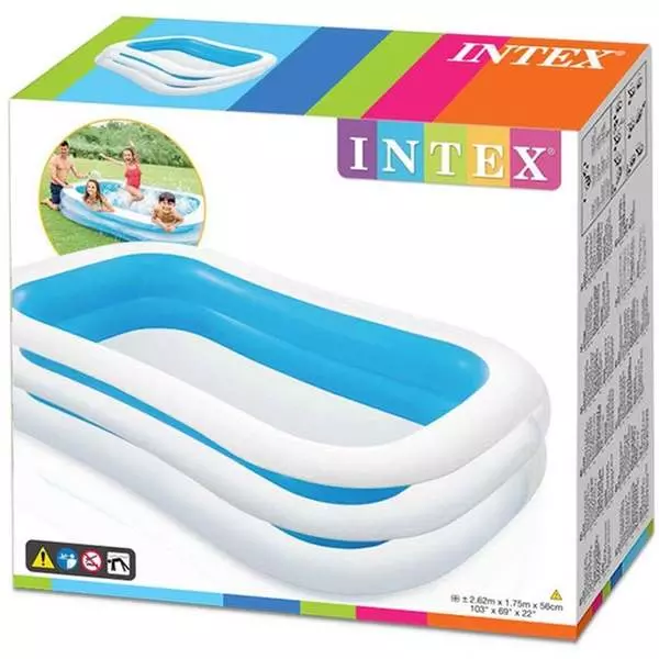 Intex: Piscina inflable - 262 x 175 x 56 cm