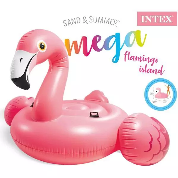 Intex: Óriás flamingó úszósziget - 203 x 196 x 124 cm
