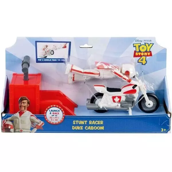Toy Story: Figurină Duke Caboom cu motocicletă lansabilă