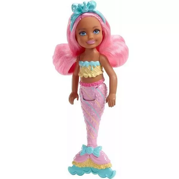 Barbie Dreamtopia: Bonbon Chelsea hableány mini baba 