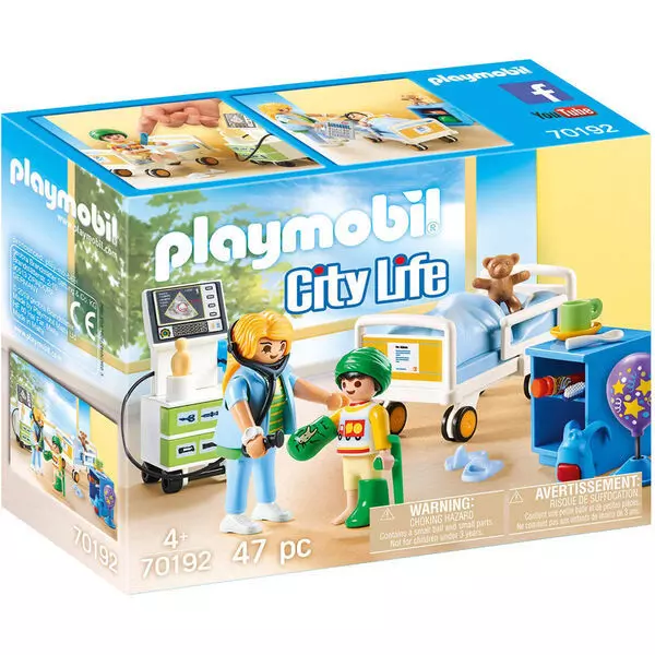 Playmobil City life: Gyermek betegszoba 70192