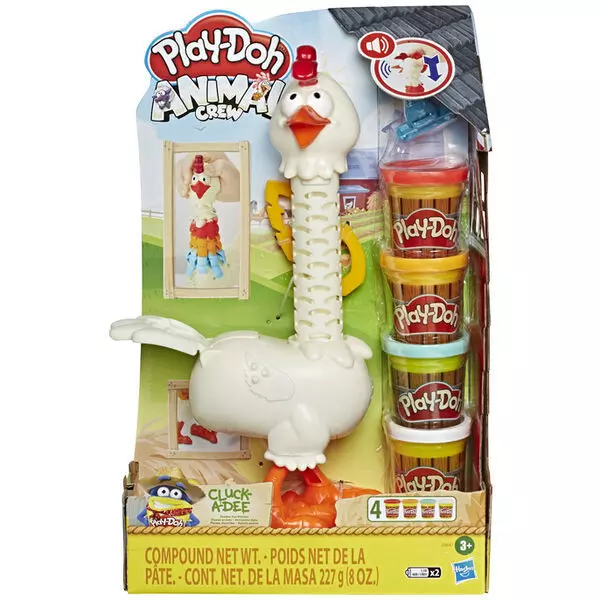 Play-Doh: Animal Crew - Nyakas csirke móka gyurmaszett
