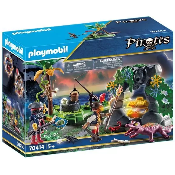  Playmobil: Comoara ascunsă a piraților 70414