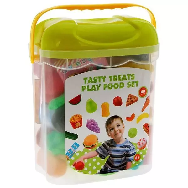 ToyToyToy: Élelmiszerkészlet dobozban - 60 darabos