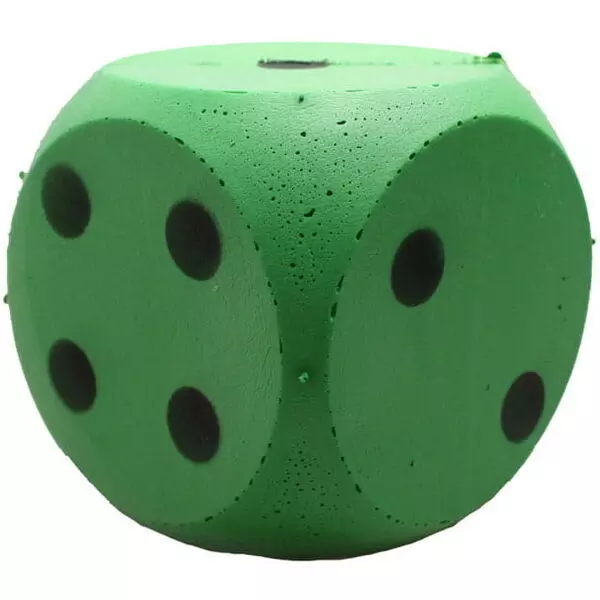Szivacs dobókocka - zöld