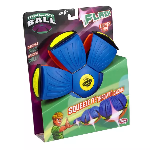 Phlat Ball Junior Swirl: minge frisbee - albastru-galben