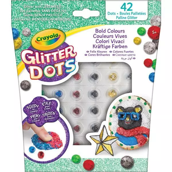 Crayola: Mărgele decor cu glitter - set rezervă
