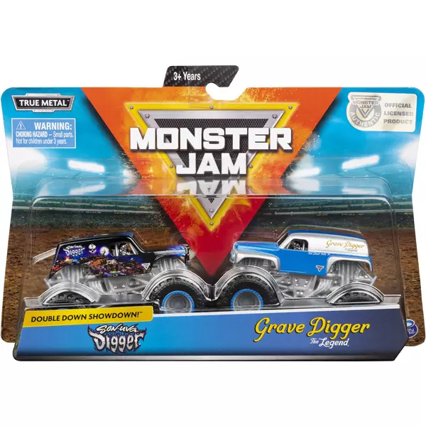 Monster Jam 2 darabos kisautók - Son Uva Digger és Grave Digger 