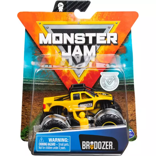 Monster Jam: Brodozer kisautó figurával