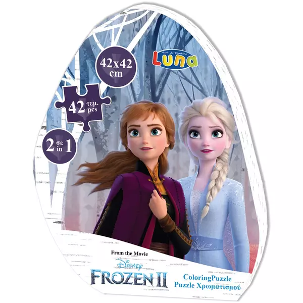 LUNA: Frozen 2 - puzzle 2 în 1 cu 42 piese
