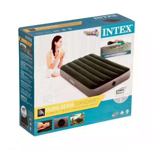 Intex: Prestige Downy felfújható matrac ágy - 99 x 191 x 25 cm