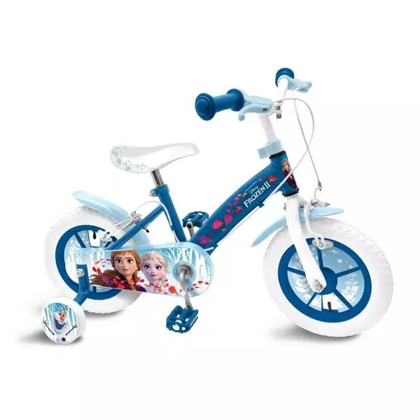 Stamp: Frozen 2. Bicicletă pentru copii cu roți auxiliare - mărime 14