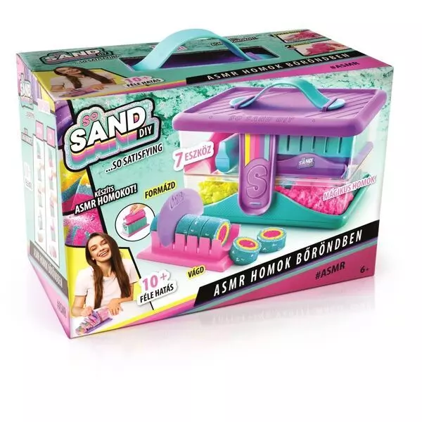 Canal Toys: So Sand ASMR mágikus homokkészítő nagy szett bőröndben
