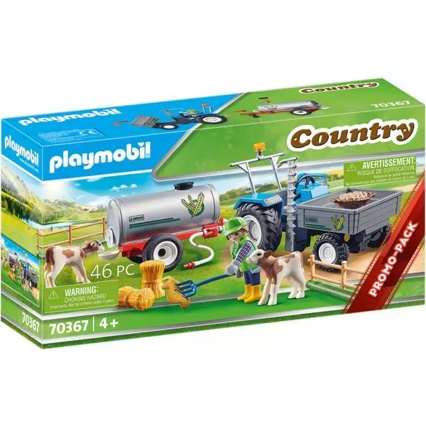 Playmobil: Tractor cu rezervor de apă 70367